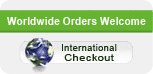 Worldwide Orders Welcome - International Checkout