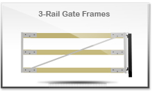 3-Rail Gate Frames